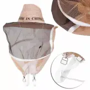 Durable Beekeeping Cowboy Hat Mosquito Insect Beekeeper Net Veil Head Protector