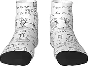 [JBYJBX] Chemistry Print Print Adult Socks Womens Mens Workout Thermal Cozy All-Season Gift Holiday Articles Use