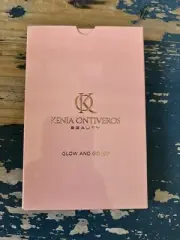 Kenia Ontiveros Glow And Go Kit Eyeshadow Face Powder Brow Palette $48 Value NIB