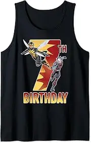 [Marvel] Wasp And Ant-Man 7th Birthday Action Portrait Tank Top