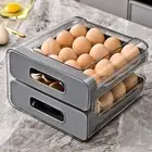 Drawer Egg Storage Egg Container Egg Holder for Fridge Drawer with Lid