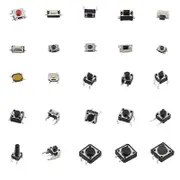 Touch Switch/ Micro Switch / Push Buttons Tactile Push Button Switch 125pcs