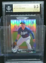 G72 2017 Bowman Chrome Mini Refractor Cody Bellinger RC 27 BGS 9.5
