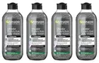 4 GARNIER Micellar Pure Active Jelly Water with CHARCOAL Hypoallergenic 400ml