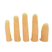 Practice Fake Finger Nail Polish Model Hand Manicure Art Training Set 5pcs