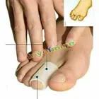 1pair Silicone Gel Toe Tube Separator Bunion Protector Foot Pain Relief unisex