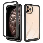 MCC Shockproof Bumper Case iPhone 11 Pro Clear Back Cover Apple 11Pro [Black]