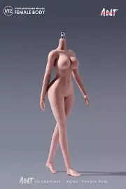 1:12 Suntan Large Bust Plump Hip Seamless Body For 6" Female Action Figure Toy