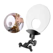 Plastic Deflector Sound Deflector for Alto Soprano Tenor Saxophone W/ Bag M2D8