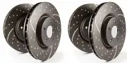 EBC Brake Discs Turbo Groove Front+Rear for MG Zt- T
