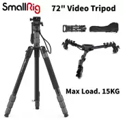SmallRig 72" Video Tripod Monopod with Fluid Head+Universal Tripod Dolly 3986