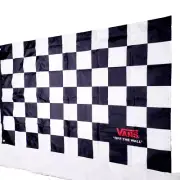 Vans Family Exclusive "Off The Wall" Black White Checkered Flag 30 x 48"