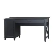 Maestro Furniture Cairo Large Wooden Computer Study Home Office Task Desk 150cm Black