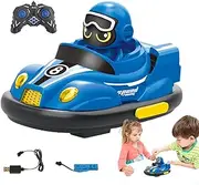 RC Bumper Car Set, Racing Remote Control Truck Set, Rechargeable Ejecting Game Electric Battle Vehicle Playset for Boys