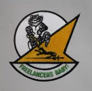 Embroidered Patch - FREELANCERS BABY! - F-14 Tomcat US Navy - 3" x 3" NEW