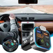 For P5 Car Bluetooth receiver USB Wireless Adapter for Car Double USB graceful