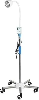 Led Examination Lamp, Minor Surgery Lamp with Mobile Base, Gooseneck Examination Lamp, Shadowless Medical Examination Lamp, Adjustable Height