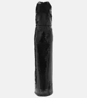 [Safiyaa] Safiyaa Santina sequined gown AU 10 black