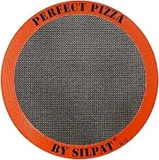 Silpat Perfect Pizza Mat Silicone Baking, 12" Orange