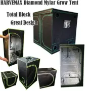 HARVEMAX Large Thick Mylar Indoor Grow Tent Great Desin Ideal Strong Metal Frame