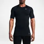 NIKE PRO 短袖緊身圓領衫 短袖緊身衣 緊身上衣 束衣 排汗衣 訓練 828175-010 黑