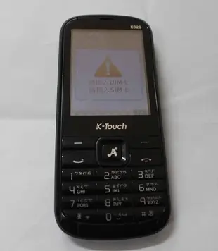 『二手品免運』NO.216 K-Touch E329 亞太專用手機 2.4 吋 小朋友通話機 語音手機 雙卡雙待機