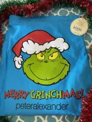Merry Grinchmas! Peter Alexander Mens Shortie PJ Pyjama Set XS The Grinch