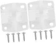 Abaodam Plastic Cooler Hinges Replacement Kit with Screws Mounting Hinges for Chest Freezers for Home Office Outdoor Use Sturdy Plastic Construction