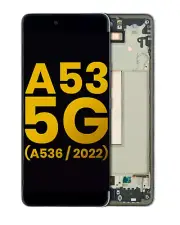 OLED Assembly+Frame For Samsung Galaxy A53 5G ( A536 / 2022) (Black)