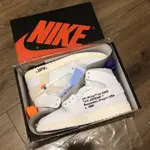 高品質  OFF WHITE X AIR JORDAN 1OG 10X AJ1 白灰 聯名 男女鞋 AQ0818-100