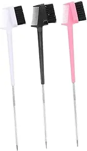 VINTORKY 3pcs Eyebrow Eyelash Comb Brush Set Makeup Tools Double Head Grooming and Lengthening for Brow and Lash
