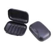 Creative Portable Soap Dish Box Soap Holder Container Traveling Sealed Soap Case Size L (Black)