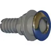 S-3803 Whitecap Boat THRU-HULL Fitting-SST/Nylon for 1 1/8" Hose