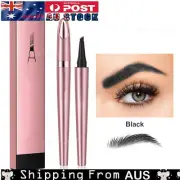 Eyebrow Pen Microblading Tattoo Waterproof Fork Tip 3D Makeup Ink 4 Fork Pensㅿ