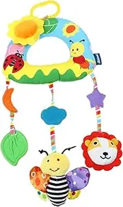 Toys Toys 0-6 Months Animal Toys Rainbow Rattle Stroller Toys for Infants Stimulate Imagination Washable Safe
