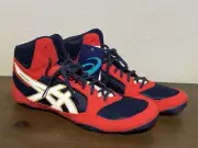 New Asics Snapdown 2 Wrestling Shoes Men's 14 Training Athletic Red/blue
