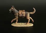 WAR PARK MINIATURES 1:30 WW2 WS052 ANTI TANK BOMB GERMAN SHEPHERD