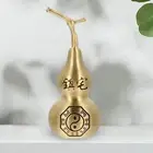 Gourd Feng Shui Figurine Mini Gourd Statue for Cabinet Bookshelf Living Room