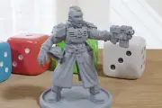Commander Kaledon Fortis - 3D Printed Proxy Minifigures for Sci-Fi Miniature
