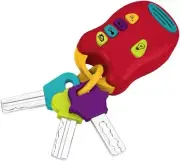 Battat Baby Toy Keys Set – 3 Keys, Remote, Lights & Sounds – Toddler Key Fob