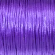 Purple 1mm Satin Nylon Cord, 60 Meters, Jewelry Making and Macrame String