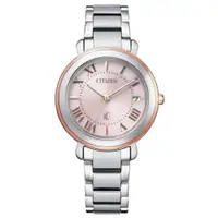 在飛比找PChome24h購物優惠-CITIZEN xC光動能華麗優雅氣質腕錶-銀x粉
