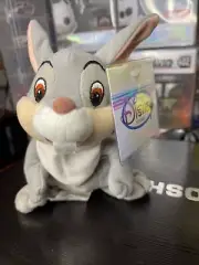 Disney Store Bambi Thumper the Rabbit Mini Bean Bag Stuffed Plush 1990s Vintage