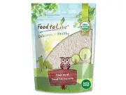 Organic White Rye Flour - Non-GMO, Unbleached, Medium Protein - by Food to Live