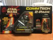 Star Wars Episode I CommTech 2-Pack Reader and Darth Maul Hasbro 1999
