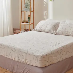 戀家小舖 台灣製床包 雙人床包 兩用被套 床單 波普派對 100%天絲 床包兩用被套組 含枕套 60支天絲