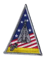 F-14 Tomcat Triangle Patch – Sew On, 4"