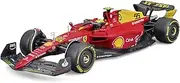 Bburago - 1:24 Ferrari - SF F1-75 Italian GP Monza 75th Birthday - with Helmet #Sainz - The Novelty 2024 Celebrates The Heritage of The Race with This Precise and Elegant Replica