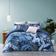Bianca Kailua Quilt Cover Set Indigo