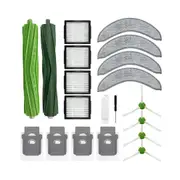 For J7+ Combo Robotic Roller Main Side Brush Hepa Filter Mop Cloths Rag Dust Bag Replacement Spare